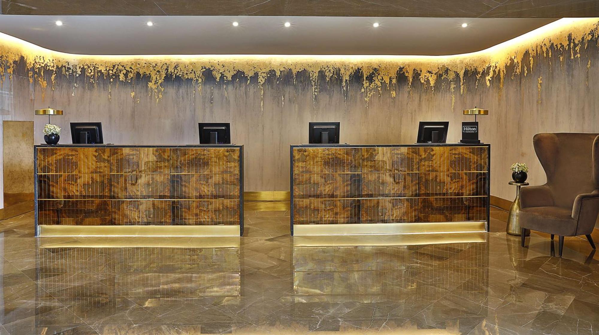 Hilton Tanger City Center Esterno foto The lobby of the hotel